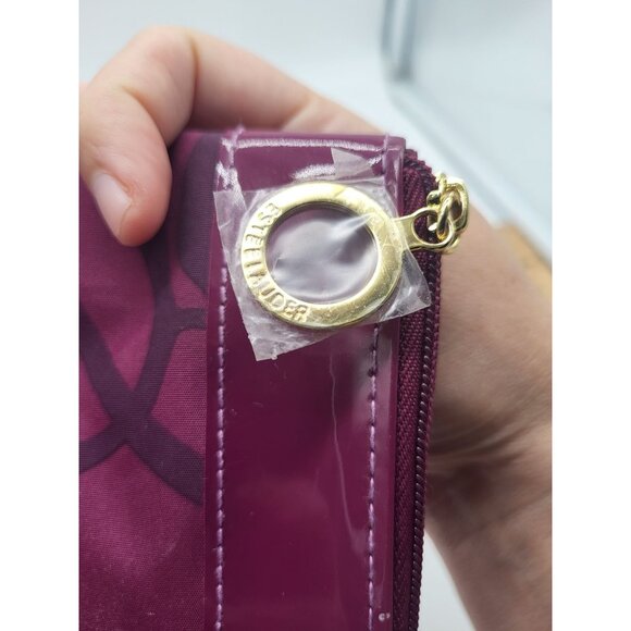 Estee Lauder Makeup/Cosmetic/Travel Pouches Purple x2 - Picture 3 of 9